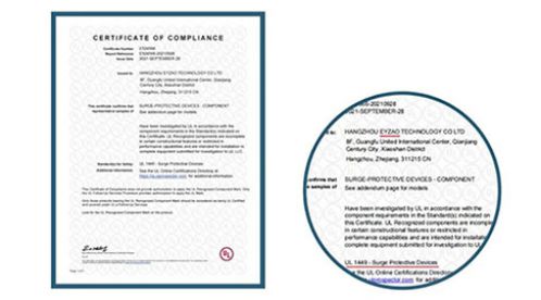 防雷器ul認證廠家-MOV無損篩選穩(wěn)定性好【杭州易造】